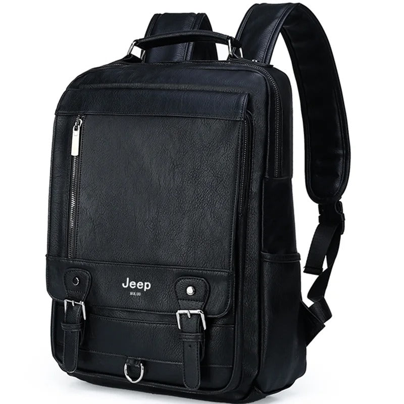 Mochila de Couro Jeep Buluo Venture