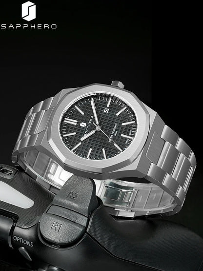 Relógio Masculino Forja Milano Saphir — Cristal de Safira