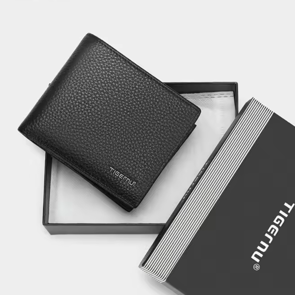 Carteira Masculina em Couro Tigernu