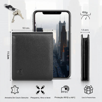 Carteira Masculina Slim Modelo Classic