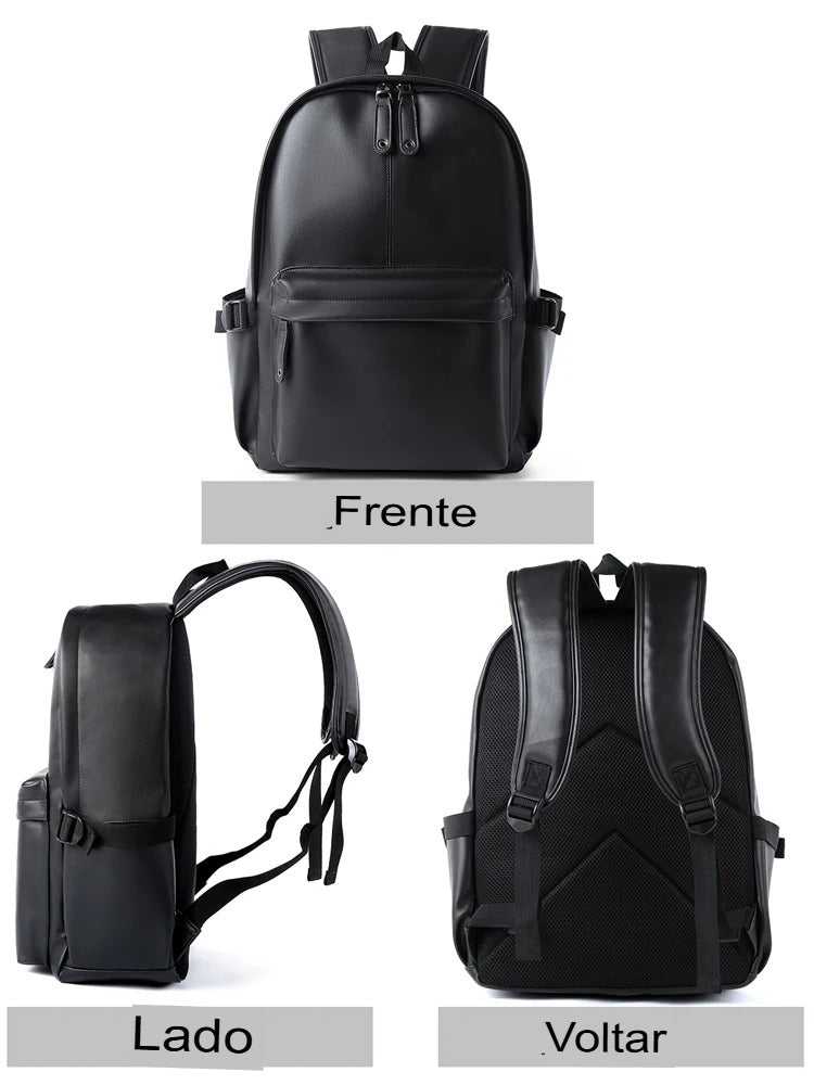 Mochila Masculina de Couro Urban Classic Premium