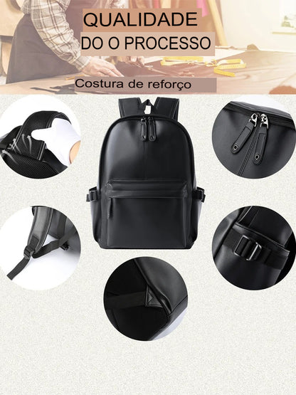 Mochila Masculina de Couro Urban Classic Premium
