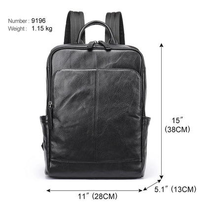 Mochila Masculina de Couro WESTAL – Elegância, Função e Sofisticação