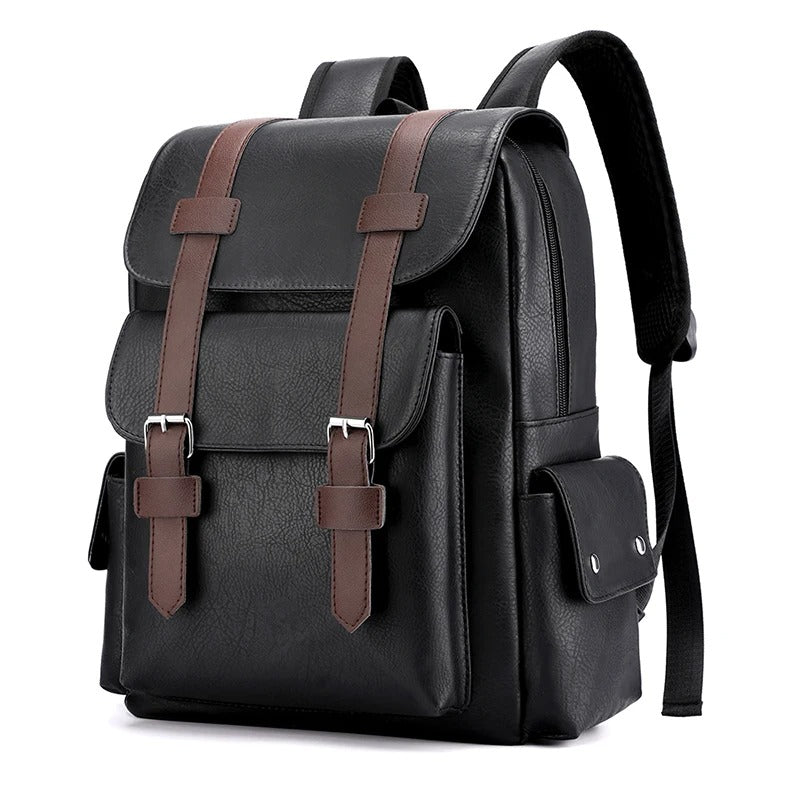 Mochila Masculina de Couro Heritage Pack - Estilo Clássico com Funcionalidade Moderna