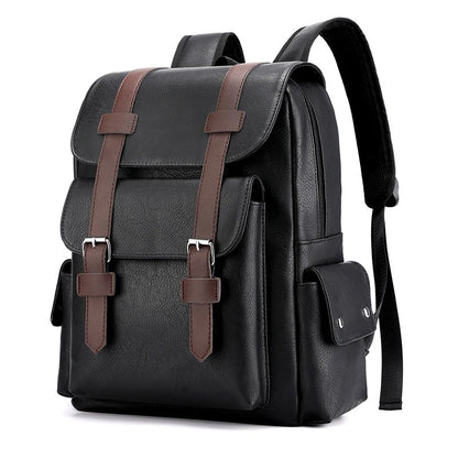 Mochila Masculina de Couro Heritage Pack - Estilo Clássico com Funcionalidade Moderna