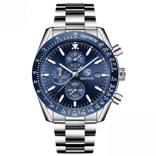 Relógio Masculino Benyar ChronoSteel