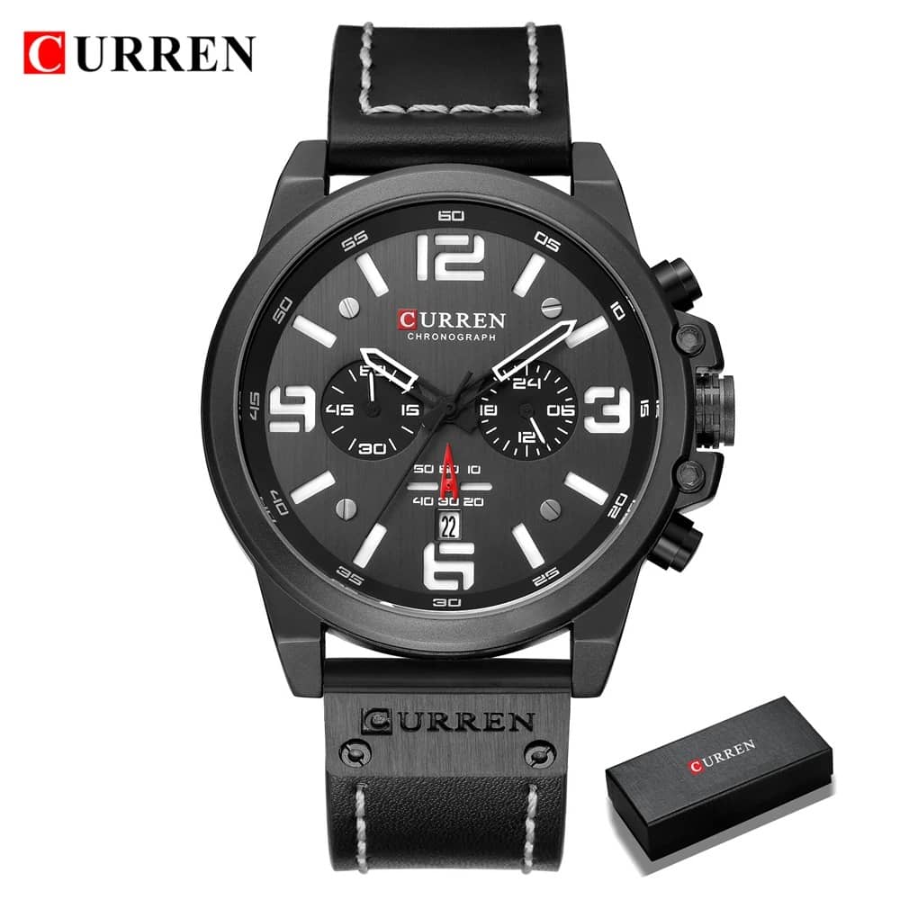 Relógio Masculino Curren Black Hawk