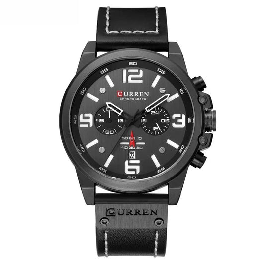 Relógio Masculino Curren Black Hawk
