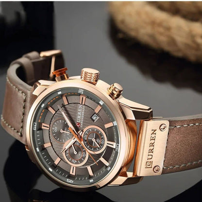 Relógio Masculino Curren Chrono Elite